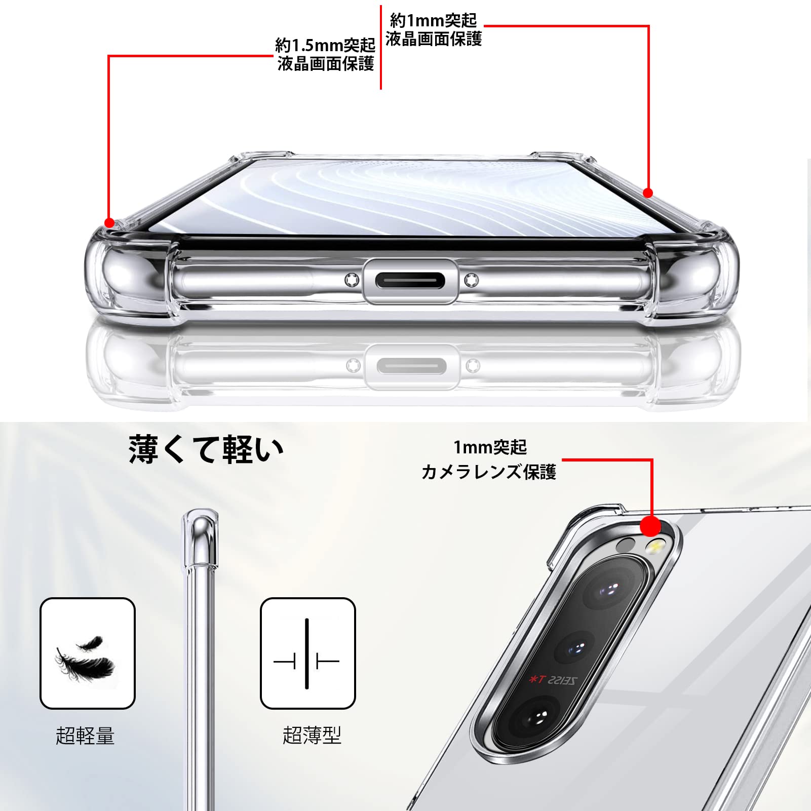 Amazon.co.jp: Xiaomi 13T/13T Pro 用ケース クリア 透明 TPU ソフト